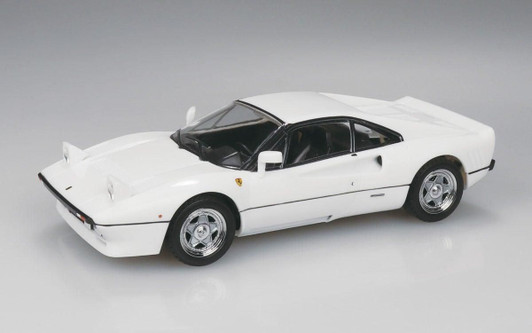 Aoshima RakuPla Snap Kit 28-WE Ferrari GTO White Plastic Model