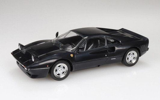  Aoshima RakuPla Snap Kit 1/32 Ferrari GTO Black Plastic Model 