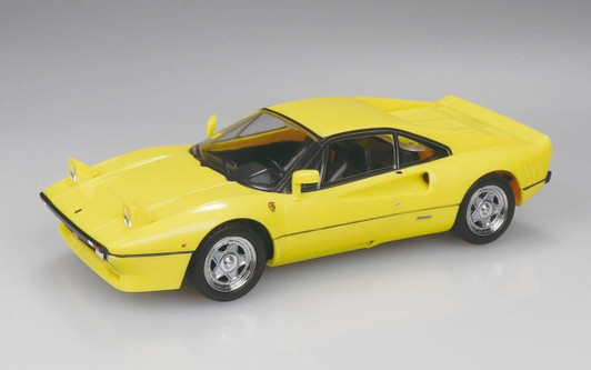 Aoshima RakuPla Snap Kit 1/32 Ferrari GTO Yellow Plastic Model