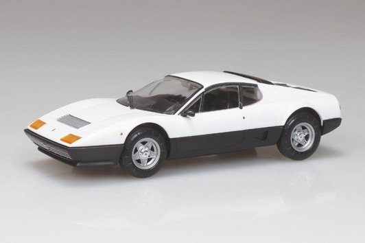  Aoshima 1/32 Scale Ferrari 512 BB White Plastic Model 