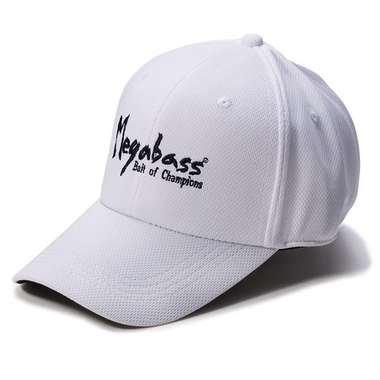 Megabass Megabass Field Cap Brush Logo White/Black