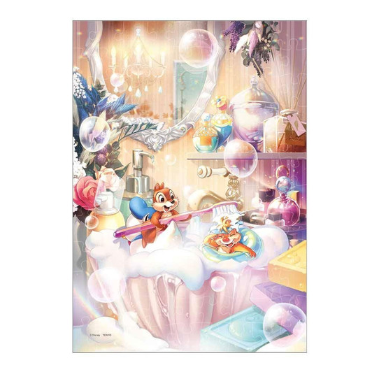 Jigsaw Puzzle Chaotic Bath Time (108 Pieces)