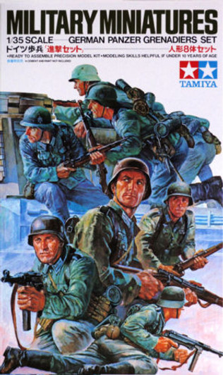 Tamiya 35061 German Panzer Grenadiers Set 1/35 Scale Kit