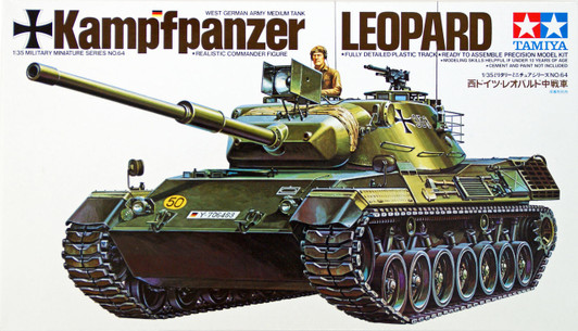 Tamiya 35064 West German Army Medium Tank Leopard 1/35 Scale Kit