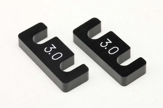 MD-302S30-3 Aluminum Rear Bulkhead Spacer 3.0mm 2pcs for MD3.0