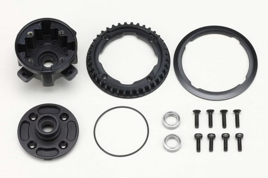 MS-503GHA Aluminum Gear Differential Case with 38T Pulley for BD-11, BD-12, and MS1.0