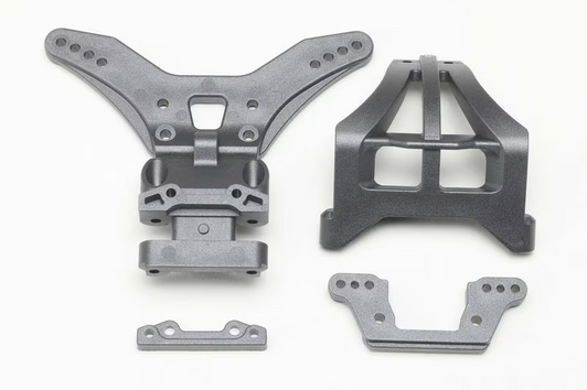 RO-018RDG Graphite Rear Shock Tower and Rear Upper Mount for RO2.0