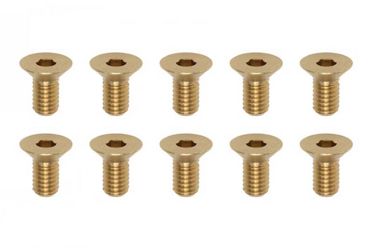 RP-042-06BA Precision Machined Brass Flat Head Screw M3 x 6mm