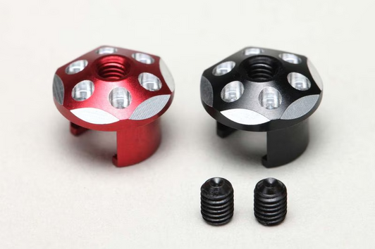 RP-121-1 Aluminum Battery Plug Cap Set Red and Black for RP-053A and RP-054A