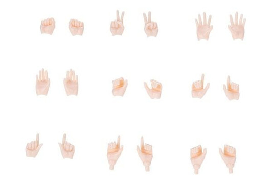Kotobukiya Megami Device M.s.g 09 Hand Set Skin Color C