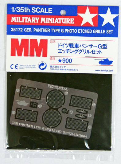 Tamiya 35172 German Panther Type G Photo Etched Grille Set 1/35 Scale Kit