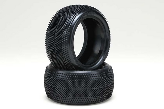 YAU-6905A Azami 1/10 Yellow Rear Tire for 2WD and 4WD