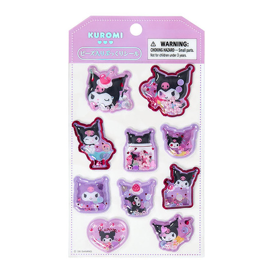 Sanrio Kuromi Bead Filled Puffy Stickers 226866