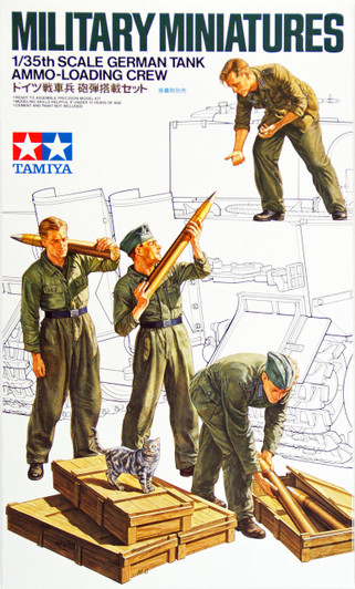 Tamiya 35188 German Tank Ammo Loading Crew Set 1/35 Scale Kit
