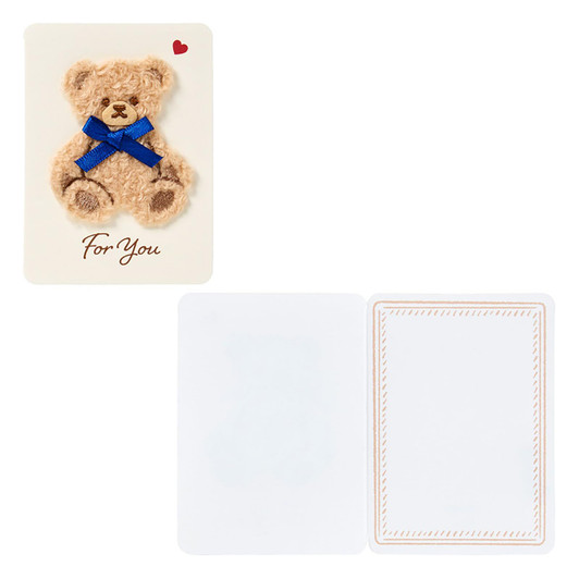 Sanrio Other Multipurpose Mini Message Card Fluffy Teddy Bear MU348-6 411213