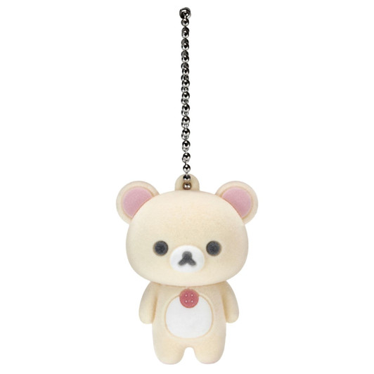 T's Factory Rilakkuma Flocked Key Holder Korilakkuma