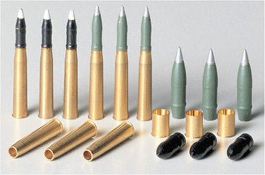 Tamiya 35198 German Sturmgeschutz III Brass Projectiles 1/35 Scale Kit