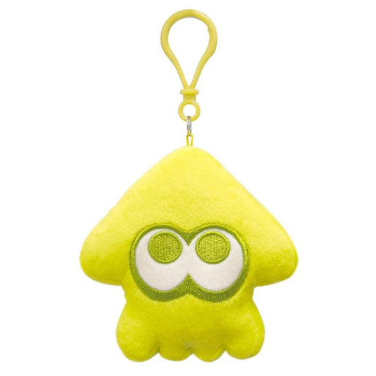 San-ei Splatoon 3 Plush Mascot Squid (Yellow)