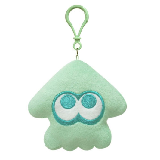 San-ei Splatoon 3 Squid Plush Mascot (Light Blue)