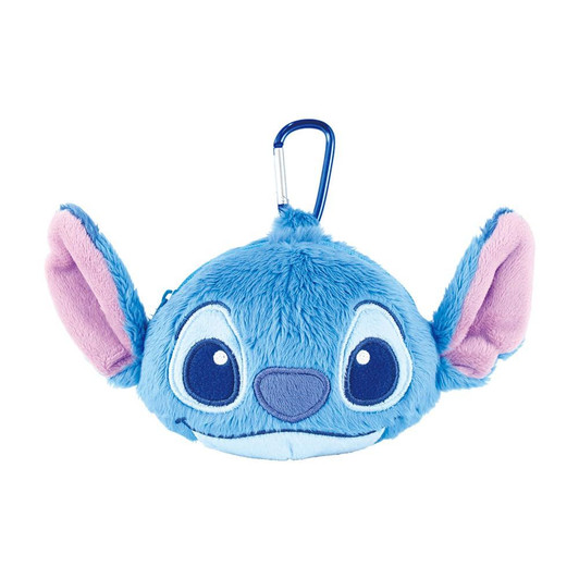 T's Factory Disney Stitch Plush Zipper Mascot With Carabiner