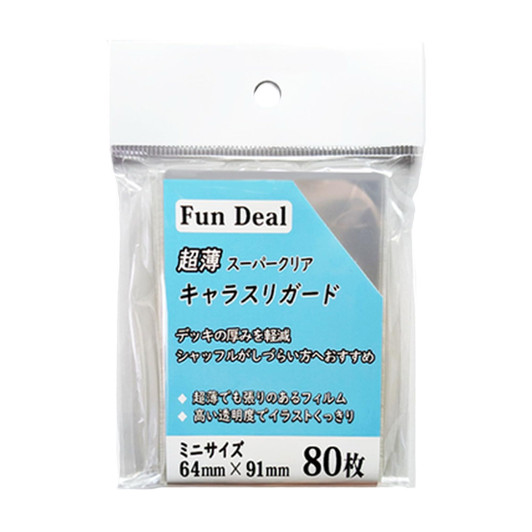 FD Ultra Thin Character Sleeve Guard Mini 80 Pieces