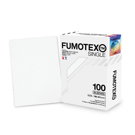Fumotex Single Sleeve White Platinum 100 Pieces