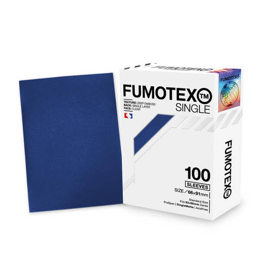Fumotex Single Sleeve Blue Sapphire 100 Pieces