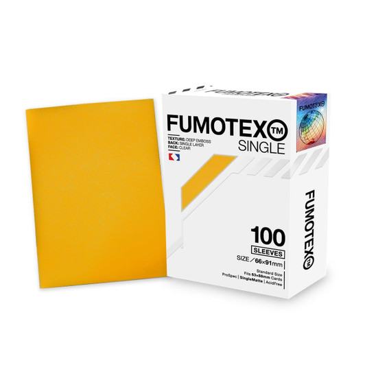 FUMOTEX Single Sleeve Yellow Topaz 100 Pieces