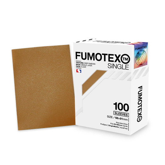 FUMOTEX Single Sleeve Golden Gold 100 Pieces