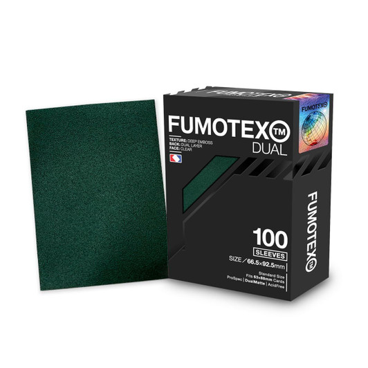 Fumotex Dual Sleeve Green Monstera 100 Pieces