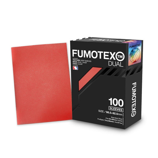 Fumotex Dual Sleeve Red Anemone 100 Pieces