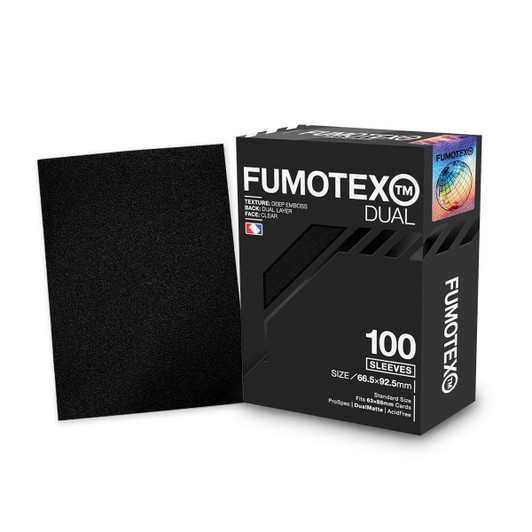 FUMOTEX Dual Sleeve Black Ebony 100 Pieces