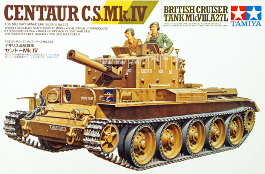 Tamiya 35232 British Cruiser Tank Centaur C.S. Mk.IV 1/35 Scale Kit