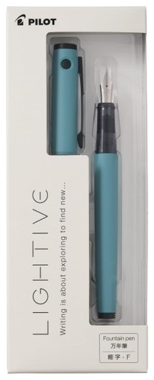 Pilot Lightive Fountain Pen - Turquoise Fine Nib