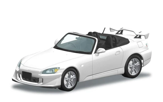  Aoshima AP2 S2000 Type S 2007 Grand Prix White 