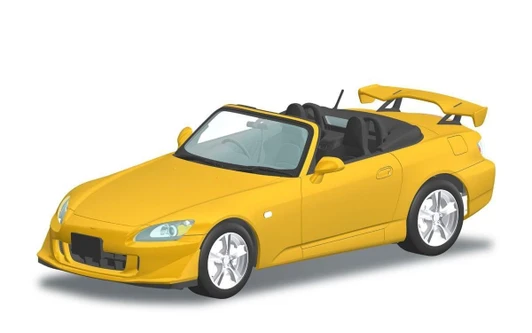  Aoshima AP2 S2000 Type S 2007 New Indy Yellow Pearl 