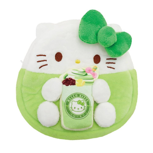 OST Super Rare Matcha Sweets Mochitto Sitting Plush Pouch