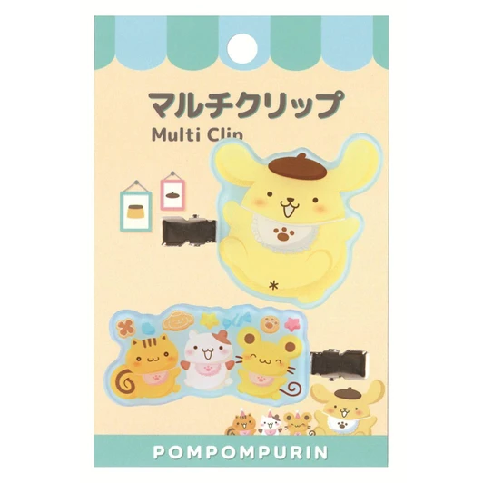 T's Factory Pom Pom Purin Multi Clip B Sweets Party 
