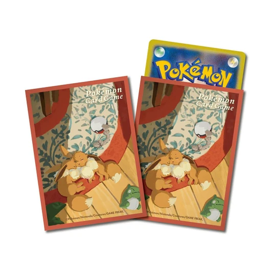 Pokemon Center Original Pokemon Card Game TCG Deck Sleeves Eevee Good Night 