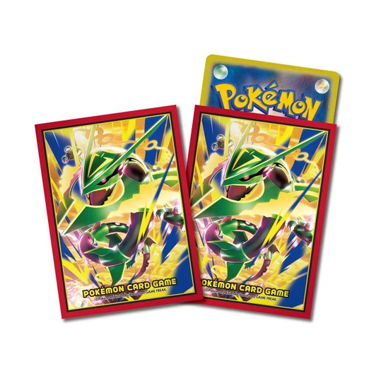 Pokemon Center Original Pokemon Card Game TCG Deck Sleeves Premium Gloss Mega Rayquaza 