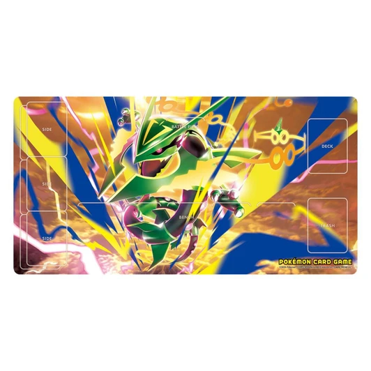 Pokemon Center Original Pokemon Card Game TCG Rubber Playmat Mega Rayquaza 