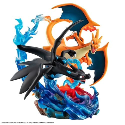 Pokemon Center Original G.E.M.EX Series Mega Charizard X & Mega Charizard Y