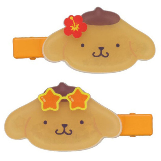 Shobido Sanrio Sun Tanned Hair Clip Pompompurin