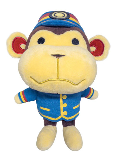 San-ei Animal Crossing Small Plush Toy Station Attendant