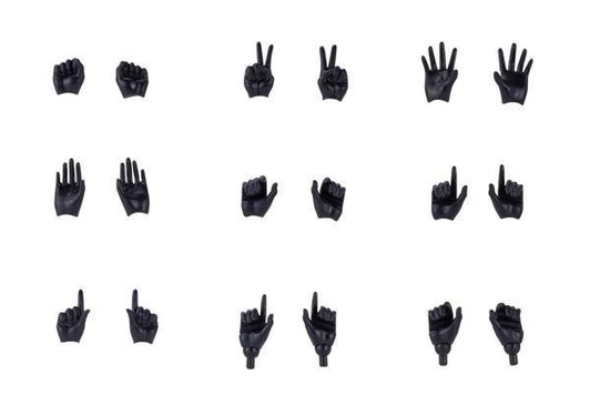  Kotobukiya Megami Device M.S.G 09 Hand Set Black 