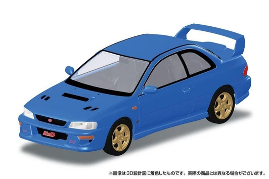  Aoshima RakuPla Snap Kit No. CM-6 Initial D Bunta's Impreza Plastic Model 