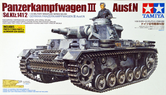 Tamiya 35290 German Panzerkampfwagen III Ausf.N 1/35 Scale Kit