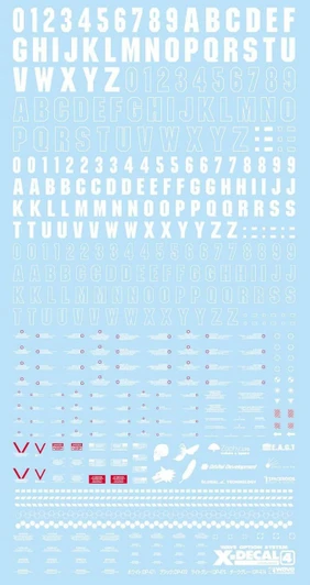  Wave X Decal 4 White 