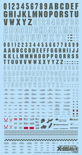 Wave X Decal 4 Dark Gray