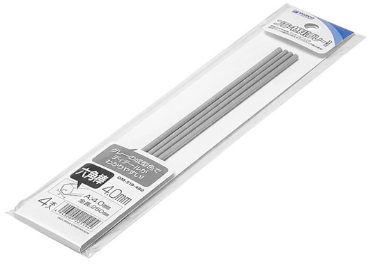 Wave Hexagonal Rod 4 Pieces Bouhoni